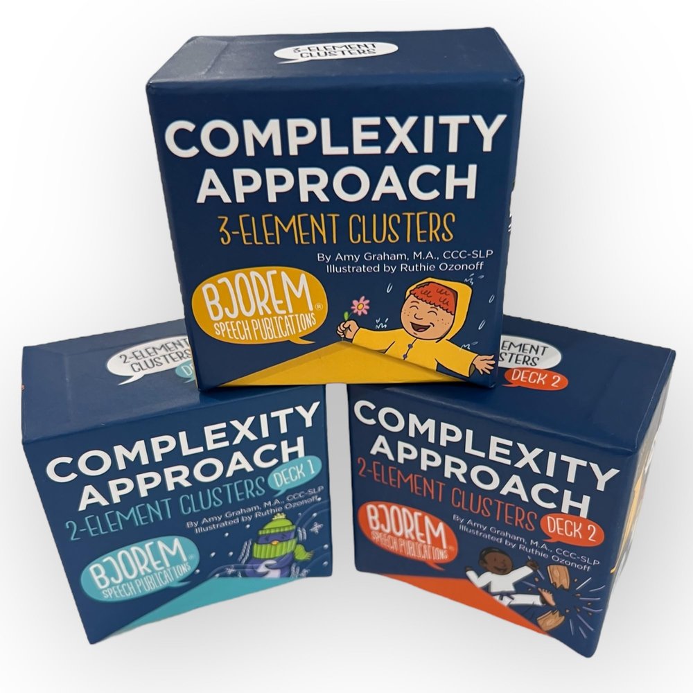 Bjorem Speech 2-3 Element Clusters Complexity Approach Therapy Cards for Children with Phonological Disorders