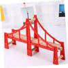 ibasenice Replacement Train Track Bridge Model for Install Suspension Bridge with Smooth Surface for Imaginative Play Compatible view 4