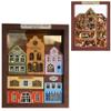 iiecreate Building Kit with Model Building Blocks DIY Dollhouse Miniature SmallAssembled Mini House Model(Building Block Town) view 1
