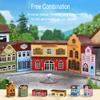 iiecreate Building Kit with Model Building Blocks DIY Dollhouse Miniature SmallAssembled Mini House Model(Building Block Town) view 3