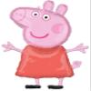 Anagram Peppa and George 5th Birthday Party Supplies Pig Foil Balloon Bouquet Decorations, BQ_4285 view 2