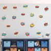Comic Book Superhero Wall Decal for Kids Bedroom - Superheroes Wall Stickers - Large Super Hero Wall Decor Nursery Wall Decals Baby Room Art Mural Children Vinyl Sticker (10, 4" H) view 4