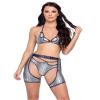 6317 - Snake Skin Keyhole Triangle Top view 1