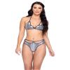 6317 - Snake Skin Keyhole Triangle Top view 2