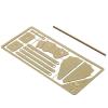 RC Model Boat Modified Brass Etched Sheet 1:25 Hall Anchor Etching Plate Board Thickness 0.8mm for DIY Ship Assembly Parts view 1