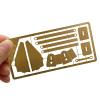 Model Boat Hall Anchor Etching 3Sets 1/25 Etching Sheet Brass Etched Parts DIY Handmade Accessories for Simulation RC Boat Decoration view 2