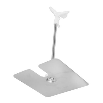 HOOTNEE Adjustable Stainless Steel Doll Display Stand Height Adjustable Rack Figures Crochet Dolls and Toy Models Sturdy Support with Base for Easy Display