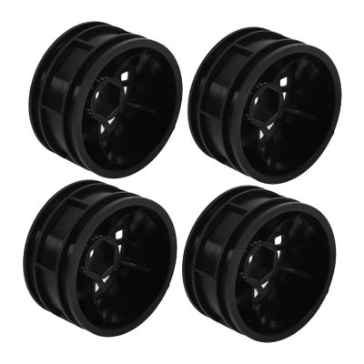 Hohopeti 4pcs Rc Car Wheel Accessories Plastic Mini Tires for Toy Cars Replacement Parts for Remote Control Vehicles Enhance Creativity and Imagination