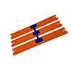 Lane Connectors Compatible with Hot Wheels | 2, 3, or 4 Lane Connectors to Create Epic Racetracks | Join Lanes Together for Ultimate Racing | Made in USA (Three Lane, 3-Pack) view 1