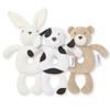 Burt's Bees Baby Unisex Infant Rattle Toy, Nursery Sensory Animal Plush Made with 100% Organic Cotton Shell and Polyester Fill, Sweet Bear, Bunny, or Dog Stuffed Animals for Babies view 2