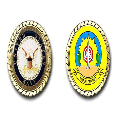 Military Productions US Navy Naval Air Facility El Centro Challenge Coin