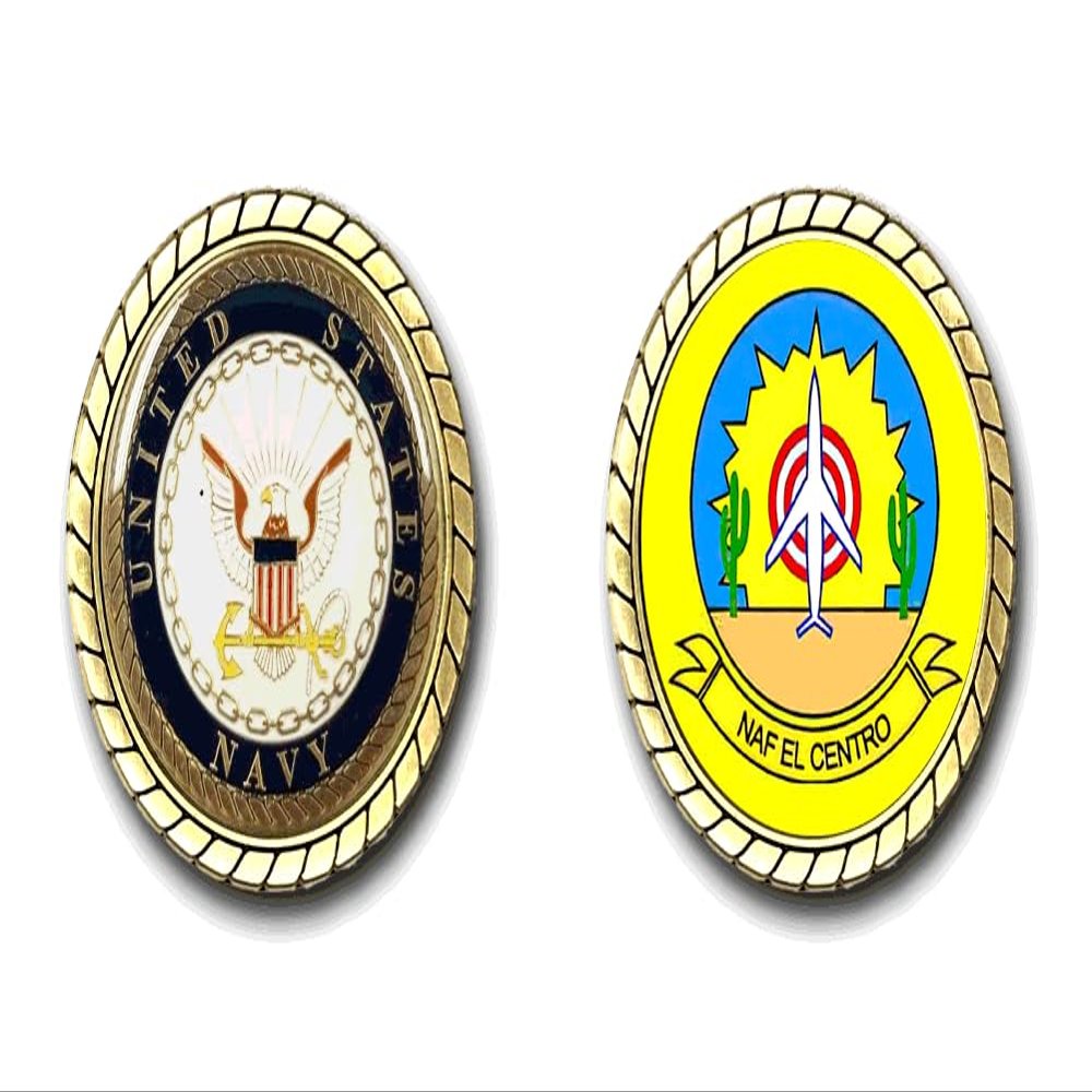 Military Productions US Navy Naval Air Facility El Centro Challenge Coin