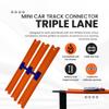 Lane Connectors Compatible with Hot Wheels | 2, 3, or 4 Lane Connectors to Create Epic Racetracks | Join Lanes Together for Ultimate Racing | Made in USA (Three Lane, 5-Pack) view 2