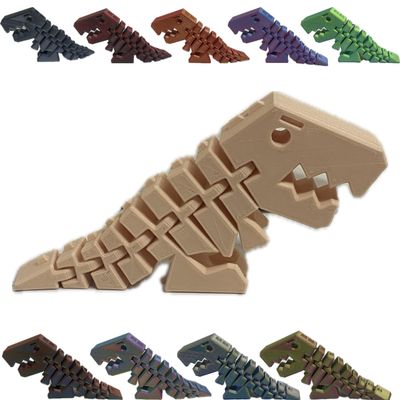 6" Flexi Rexi T Rex - 20+ Colors - Made in USA (Beige)