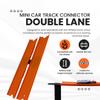 Lane Connectors Compatible with Hot Wheels | 2, 3, or 4 Lane Connectors to Create Epic Racetracks | Join Lanes Together for Ultimate Racing | Made in USA (Two Lane, 5-Pack) view 2