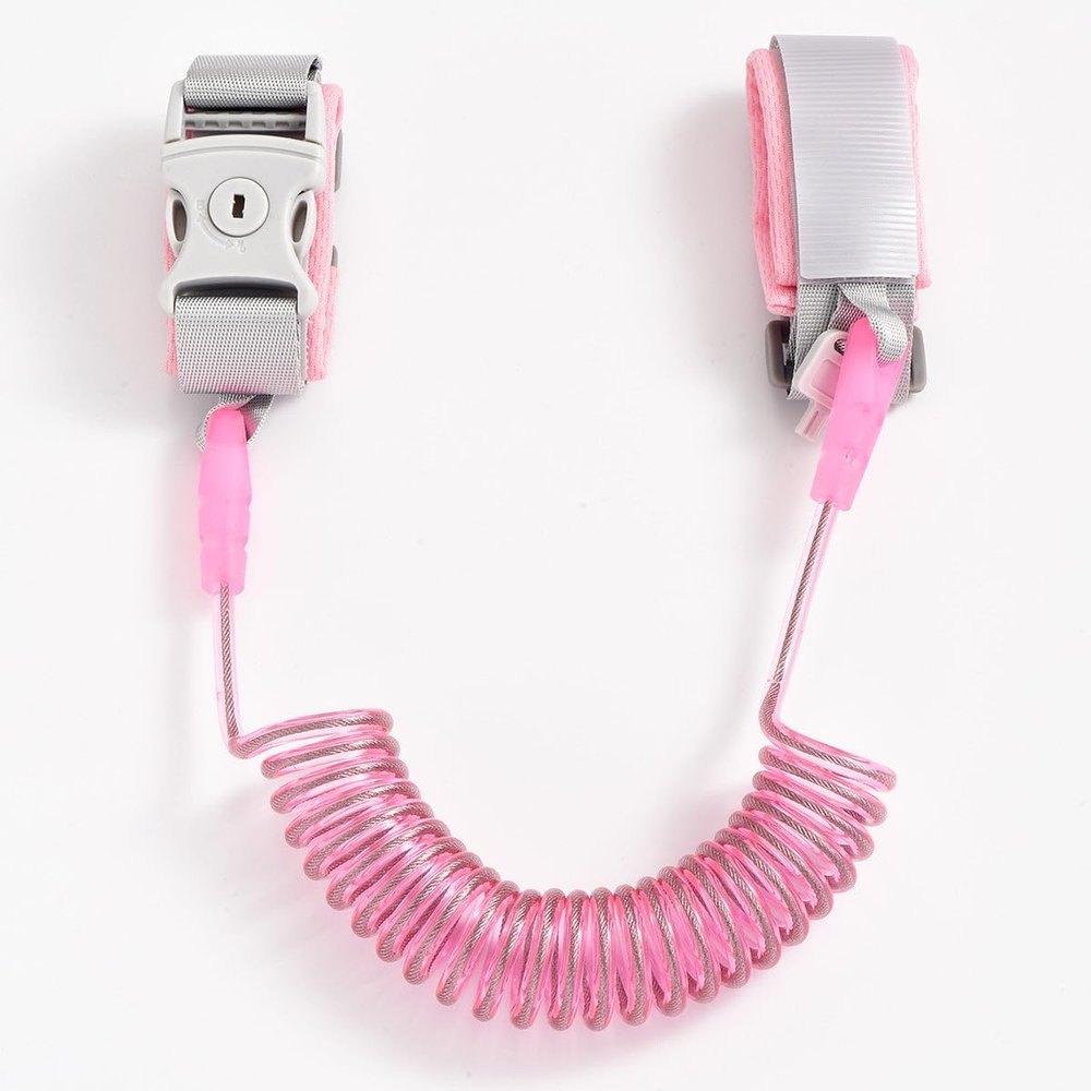2 Meters with Lock Key Infant Anti-Lost Traction Rope with Children Anti-Lost Bracelet