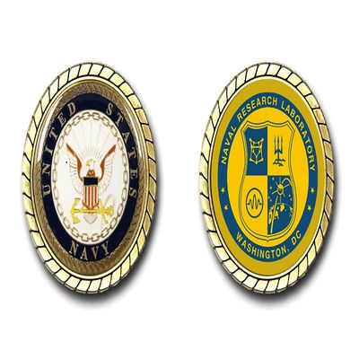 Military Productions United States Naval Research Laboratory Challenge Coin