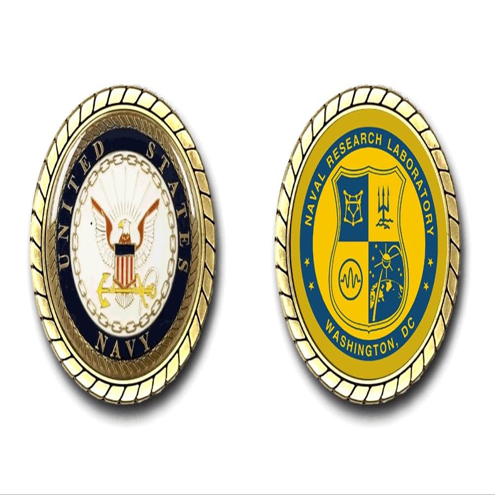 Military Productions United States Naval Research Laboratory Challenge Coin