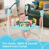 Fisher-Price Baby Bouncer Jumperoo Activity Center with Music Lights Sounds & Maracas Kick & Play Piano Gym 5 Toys view 3