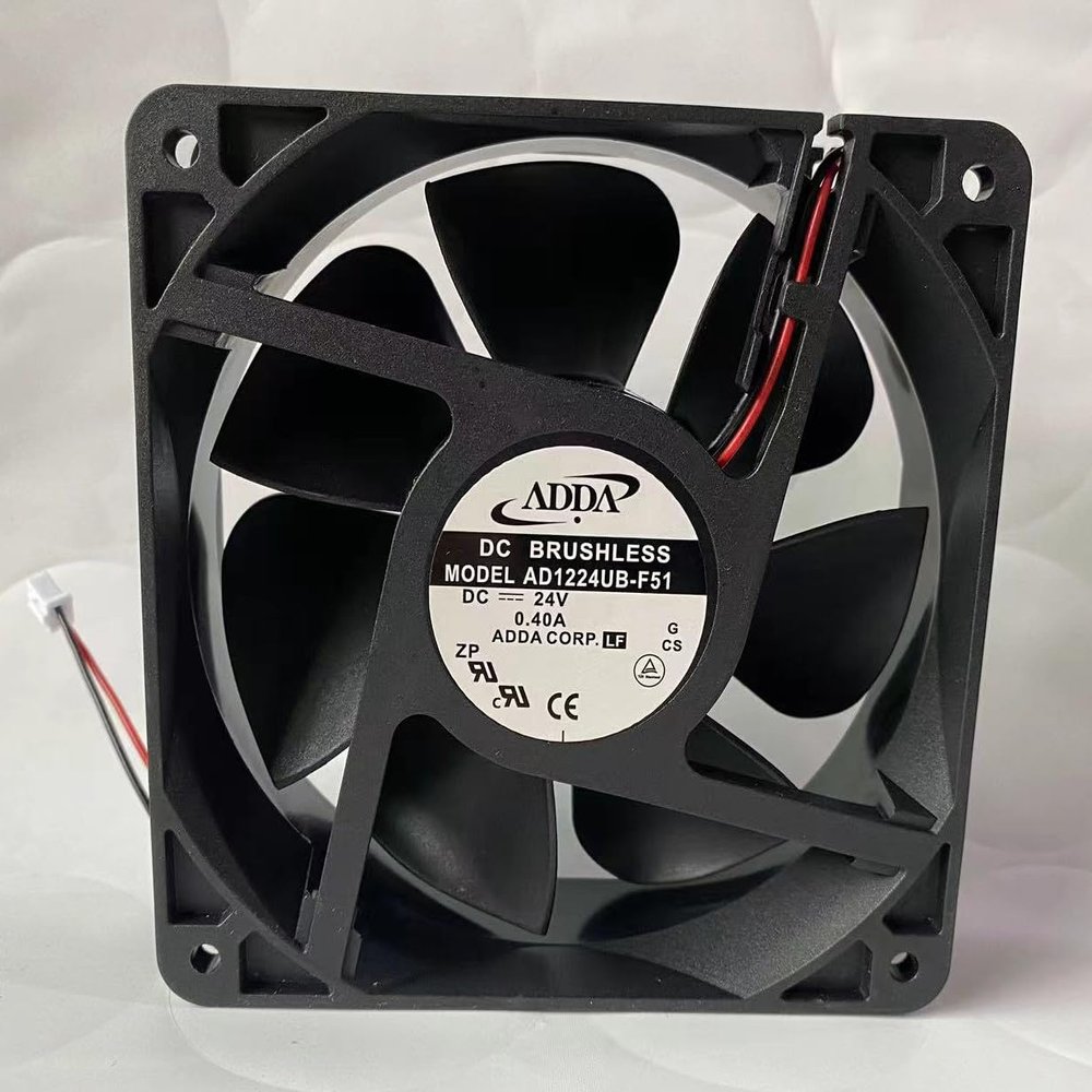 AJSWISH AD1224UB-F51 DC24V 0.40A 12CM 12038 Cooling Fan for AD1224UB-F51 DC AXIAL Fan