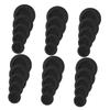 PLAFOPE 40pcs Piggy Bank Stoppers Round Cork Stopper Plugs Replacement Caps for Money Pot Black view 1