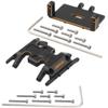 Aluminum Alloy Gearbox Mount Base Transmission Skid Plate & Aluminum Alloy RC Servo Mount Steering Bracket view 1