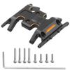 Aluminum Alloy Gearbox Mount Base Transmission Skid Plate & Aluminum Alloy RC Servo Mount Steering Bracket view 2