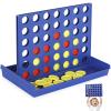 4 in a Row Connect Game Travel Board Game (Large) 11.8 inch x 8.4 inch view 1