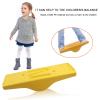 HERCHR Balance Board, Plastic Balance Seesaw Board Sensory Integration Training Kids Childhood Toys PE Balance Training Board for Kids Children(Yellow) view 3