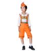 Boys Girls Oktoberfest Beer Clothes Traditional German Outfits Bavarian Dirndl Kids Track Suit (J, 9-12 Years) view 2