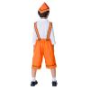 Boys Girls Oktoberfest Beer Clothes Traditional German Outfits Bavarian Dirndl Kids Track Suit (J, 9-12 Years) view 3