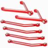 Metal High Clearance Chassis Links Rod Linkage Pull Rods & Steel FCX24 Differential Gears Front Rear Diff Gear Set view 3
