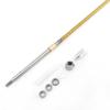 4.76mm 3/16" Flexible Shaft 400mm Left Bearing Shaft for RC Boat Speed VEE Oval Catamaran (Left Hand) view 4