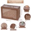 Cash Vault Wooden Savings Box with Counter for Savings Goal for Money Saver view 2