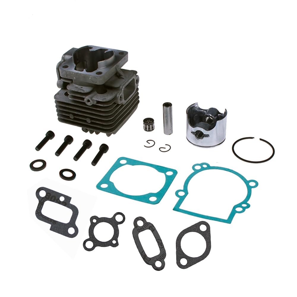 FLMLF 35cc 4 Bolt Complete Cylinder with Piston Kit Only for TSRC XJM Engine for 1/5 HPI ROFUN Rovan KM Baja LT Rc Car Parts