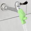 1 Pc Green Faucet Extender for Toddlers,Silicone Sink Extender Cute Faucet Cover Kids Hand Wash Helper Water Spout Extender for Bathroom Sink Kitchen Counter view 3