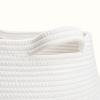 AivaToba Laundry Basket, 22 x 14 Blanket Basket for Living Room, Storage Basket Cotton Rope Basket with Handles for Toys, Storage, Large Basket for Organizing view 4