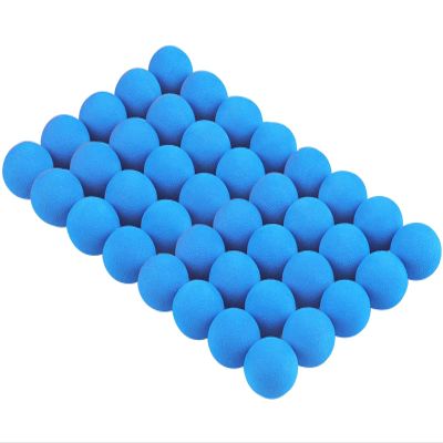 DX DA XIN Foam Balls 40 PCS for Air Popper Gun Blaster Guns Refill Bullets Toys Foam Blasters Replacement Foam Bullet Ball Launcher Extra Balls, Blue