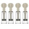 4 pcs Nipple Corrector Cups - Nipple Inverted, Flat and Shy Nipples, Vacuum Twist Suction Cupping Device White Nipple Corrector Suction Cups for Relaxation Pain Body Pregnant Woman Breastfeeding view 1