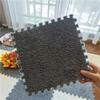 10pcs Fluffy Area Rugs,Fuzzy Soft & Protective Floor Cushion Mats,Interlocking Plush Fluffy Rug Climbing Area Carpet Squares Puzzle Floor Tiles for Home Playroom(Dark Gray) view 1