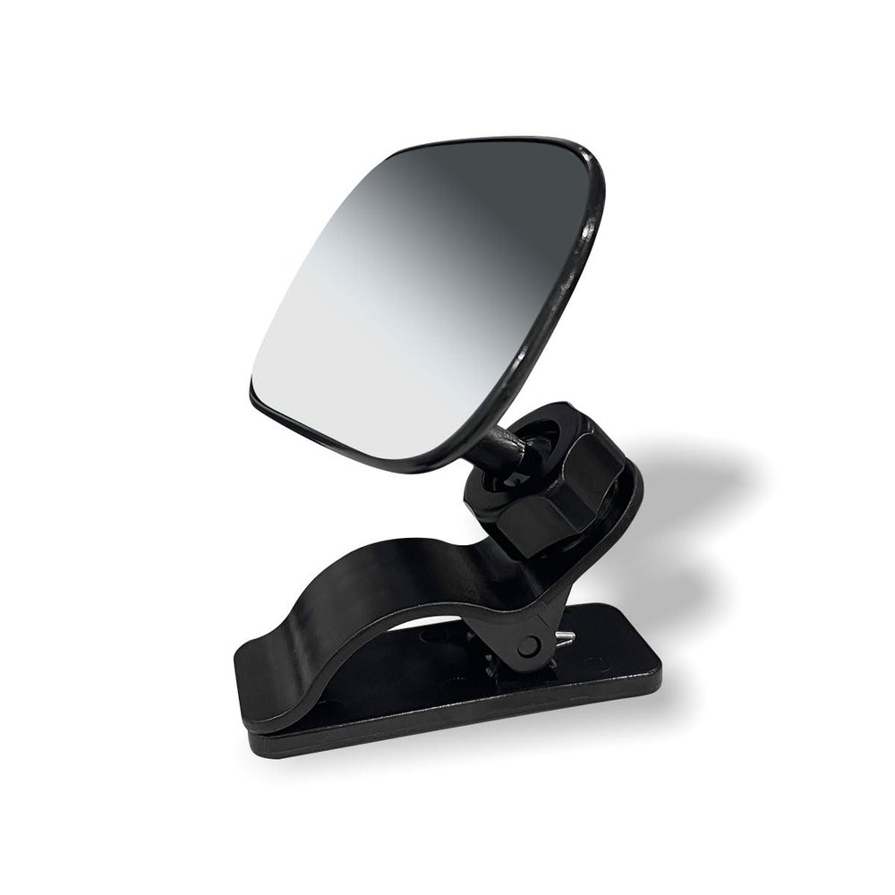LAINLOY Car Mirror for Baby, Adjustable Back Seat Baby Mirror, Facing Toddler Rearview Mirror, Wide Angle Convex Mirror, Clip-on, for Viewing Rear Passengers (1PCS)