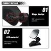 LAINLOY Car Mirror for Baby, Adjustable Back Seat Baby Mirror, Facing Toddler Rearview Mirror, Wide Angle Convex Mirror, Clip-on, for Viewing Rear Passengers (1PCS) view 4