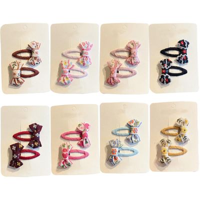 FZBNSRKO 10 Pcs Baby Hair Clips Bows,Hair Bows for Girls,Snap Girls Hair Bows Fully Lined Non Slip Baby Bows Hair Bows Barrettes for Girls Toddler Kids Teens(Random 5 Sets)