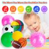 HOESDA Balls for Toddlers 1-3,Toddler Sports Ball Outdoor Toys,Set of 7 Kids Foam Ball Baby Ball Indoor Outdoor Toys-Playground Ball Basketball Football Volleyball Rugby Bounce Ball with Bag view 3