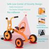 Kids Tricycle for Preschool Ages 3+, Ideal Outdoor Playground & Daycare Yard Trikes, Durable Metal Pedal Trike Gift for Boys and Girls, Sturdy Carbon Steel Frame, Inflation-Free Rubber Wheels view 4