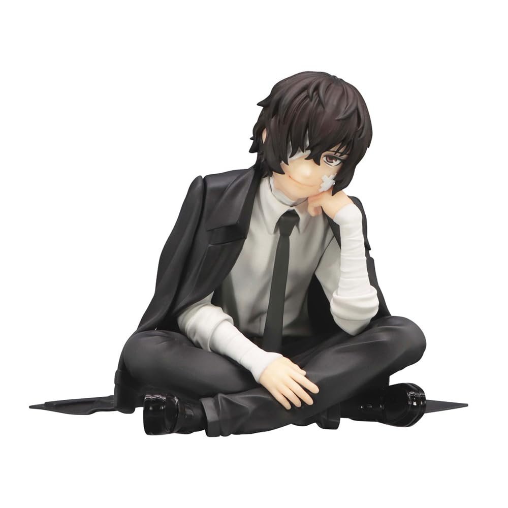 QAHEART BSD Figure Dazai Osamu Figure, Anime Figure Model Statue Cake Topper Decoration Handmade Collectible Desktop Figure Gifts for Fans