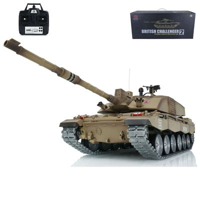 TOUCAN RC HOBBY Henglong 1/16 7.0 Customize Challenger II RC Tank 3908 360 Turret FPV Tracks