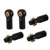 Nuhikap 10Pcs Metal M3 Link Tie Rod End Joint for AXIAL SCX10 D90 Black & 6Pcs Adjustable Metal Linkage Pull Rod Front/Rear view 3