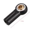Nuhikap 10Pcs Metal M3 Link Tie Rod End Joint for AXIAL SCX10 D90 Black & 6Pcs Adjustable Metal Linkage Pull Rod Front/Rear view 4