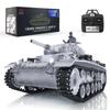 TOUCAN RC HOBBY Pro.Edition RTR Henglong 1/16 Snow TK7.0 Panzer III H RTR RC Tank 3849 Metal Wheels BB Airsoft Smoke Effect IR Battle with Sticter view 2